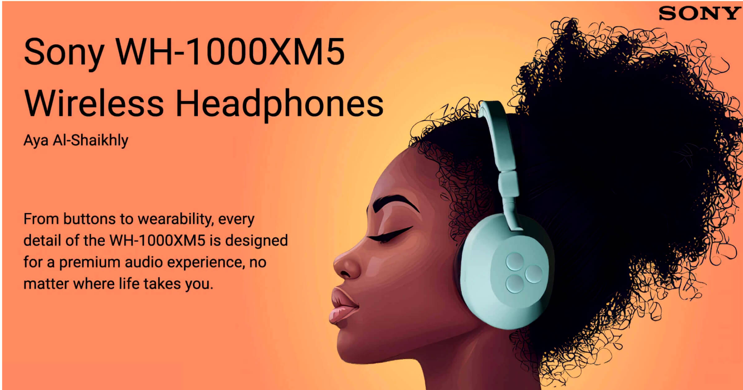Redesigned Sony WH-1000XM5 Headphones
